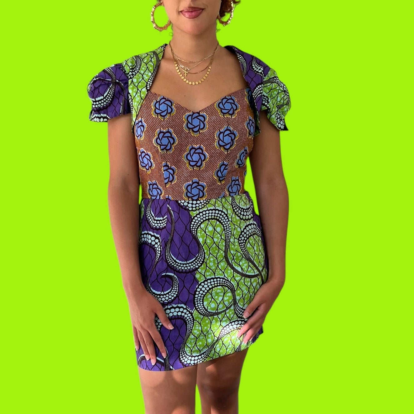 Rosie Peplum dress – Boxing Kitten