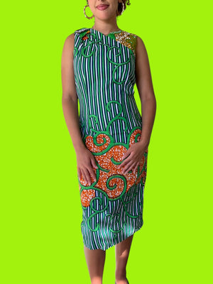 Diahann Pencil Bow Shoulder dress