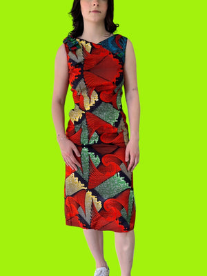 Diahann Pencil Bow Shoulder Dress